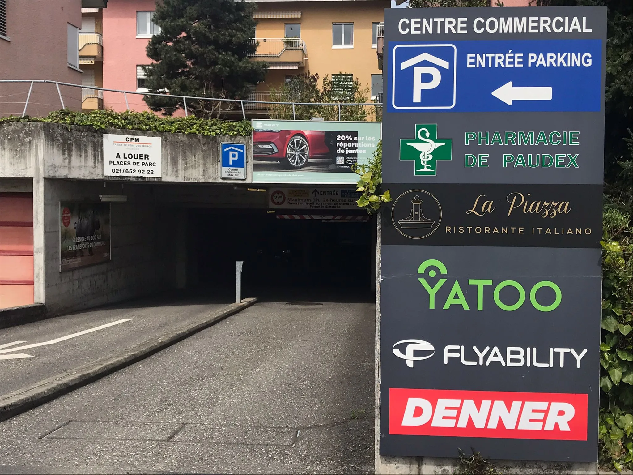 Entrée parking